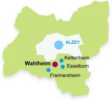 Karte des Einzugsgebietes